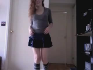 a student dances a homemade striptease for her lover