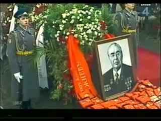 the funeral of l i. brezhnev